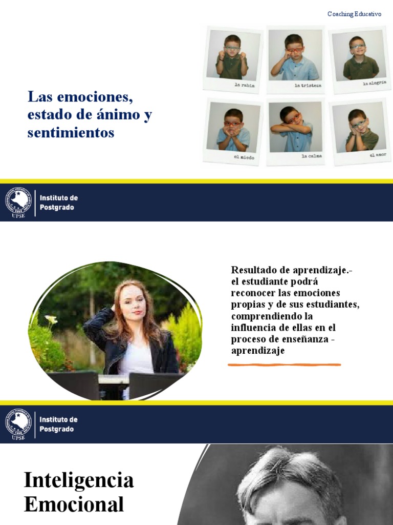 Las emociones, estado de animo y sentimientos | PDF | Las emociones ...