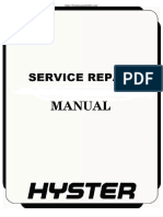 Hyster H187 (S40FT, S50FT, S55FTS, S60FT, S70FT) Forklift Truck Service Repair Manual