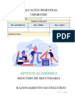 Aptitud Académica Segundo