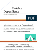 Diapositva de Variable Dependiente