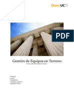 Gestión de Equipos en Terreno Informe