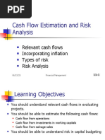 Cash Flow Estimation and Risk Analysis