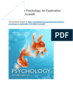 Test Bank For Psychology An Exploration 3rd Edition Ciccarelli