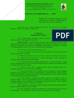 PLO Estatuto Proteção Animais