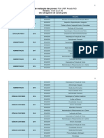 Calendário Provas 1º Bimestre 2018 UNIP