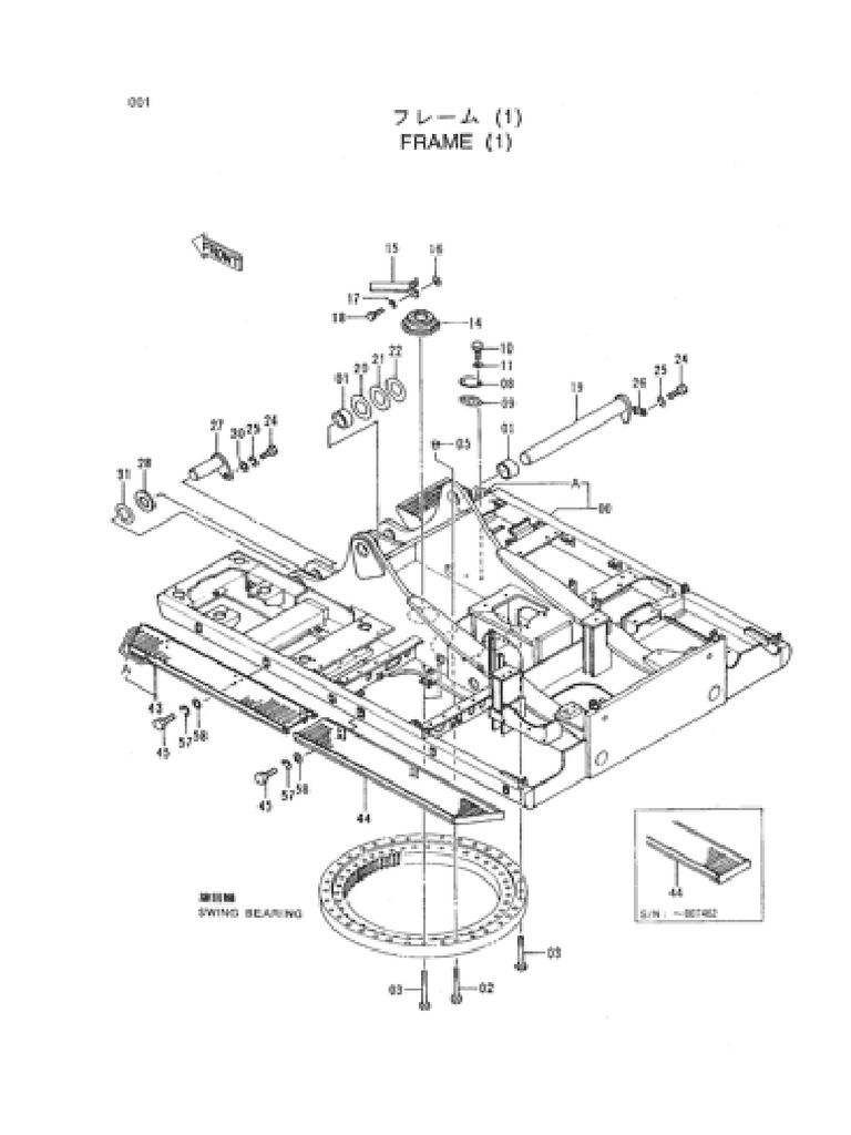 Manual de Partes Hitachi 450 PDF