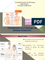 Introduccion Al Sistema Endocrino Dra Rivas Carazo