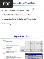 Data Preprocessing Data Basics