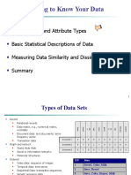 Data Preprocessing Data Basics