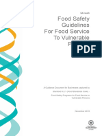 Food Safety Guidelines For Food Service To Vulnerable Persons