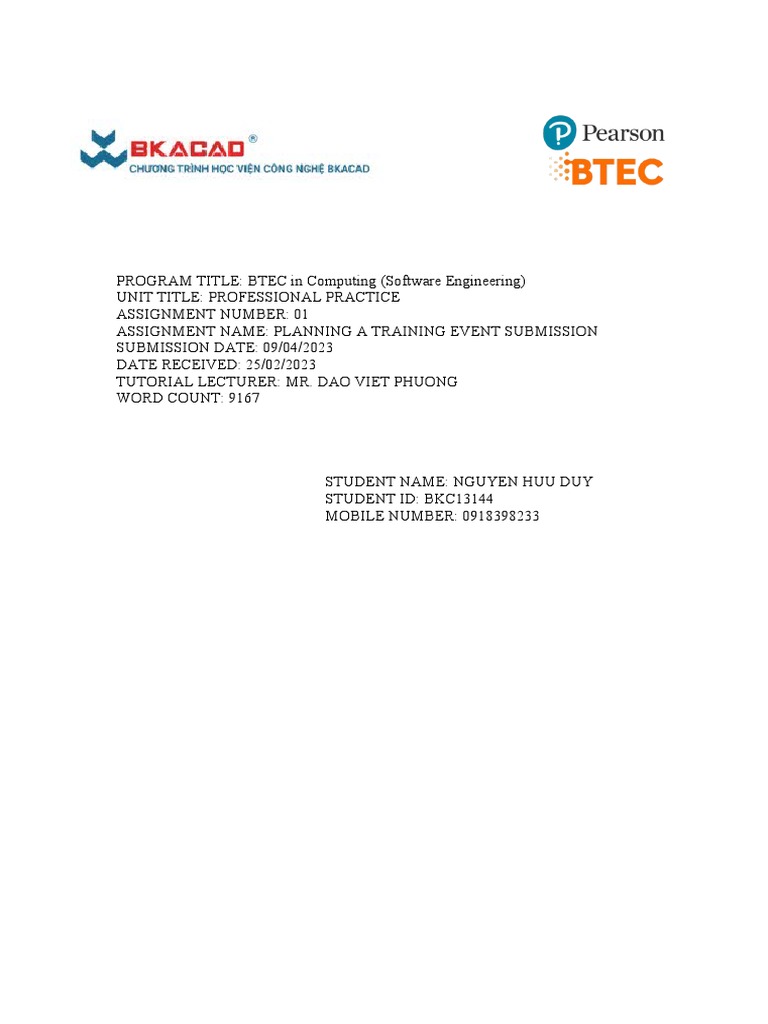 Assignment 1 Professional Practice Pdf