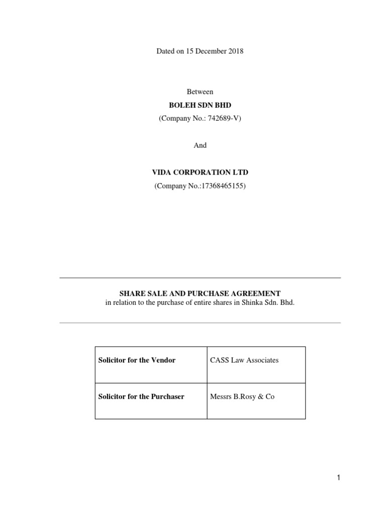 Ssa Final - (Messrs B Rosy - Co) | PDF | Arbitration | Breach Of Contract