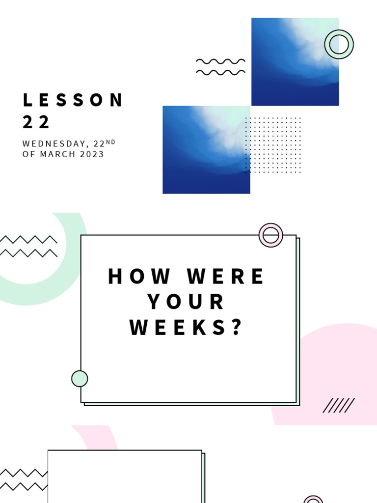 Lesson 22 Pdf Adjective English Language