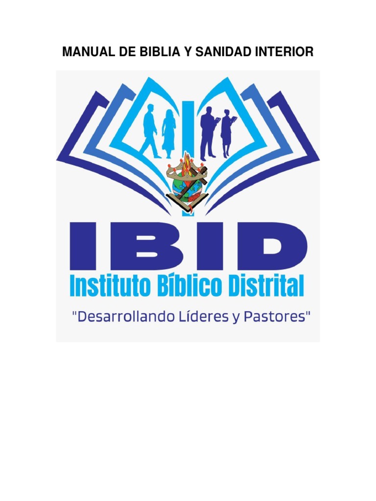 Manual de (Biblia y Sanidad Interior) - Ibid | PDF | Biblia | Crimen y