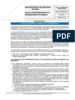 SSYMA D03.08 Protocolo de Respuesta A Emergencias Por Areas Anexo VI V9