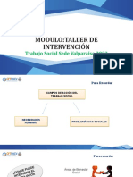 Modulo:Taller de Intervención: Trabajo Social Sede Valparaíso 2023