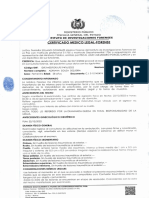 Certificado Medico Forense