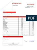 Plantilla Cotizacion