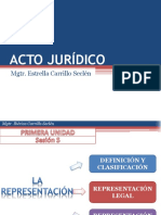 ACTO JDCO Clase 5 (Representación Parte 2)