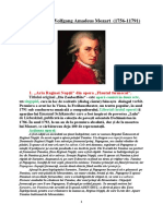 Listă Audiții Wolfgang Amadeus Mozart