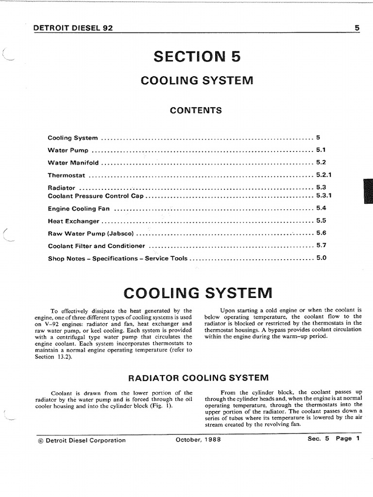 DETROIT DIESEL SERIES 92 SERVICE MANUAL SECCAO 05 TOTAL | PDF