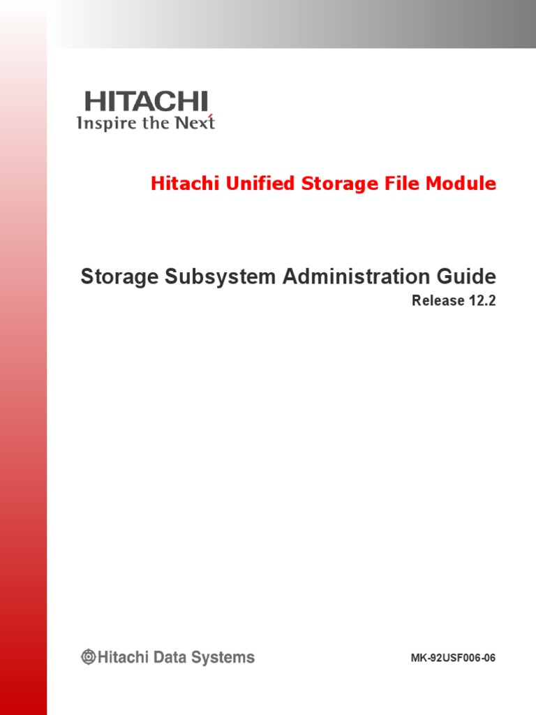 Hitachi Storage Operation Guide | PDF | Computer Data Storage ...
