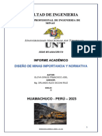Informe 72 Introduccion A La Mineria I Unidad