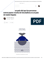 Una Ballena Es Un País Del Que Las Personas Somos Parte - Reseña de Una Ballena Es Un País de Isabel Zapata - by César Mora Moreau - Medium