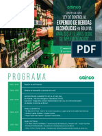 Programa-Ley Expendio de Bebidas Alcohólicas - CAINCO