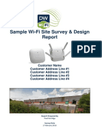 Sample Wi Fi Site Survey Report