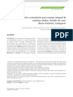 Diagnostico Comunitario para Manejo Integral de Residuos Solidos, Cartagena Colombia