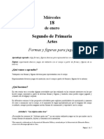 Segundo Primaria Artes Miercoles 18 de Enero