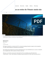 Por Que As Águas Ao Redor Do Titanic Ainda São Traiçoeiras - BBC News Brasil