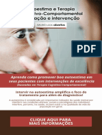 Autoestima e Terapia Cognitiva - Avaliação e Intervenção