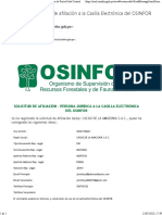 Registro de Solicitud de Afiliación A La Casilla Electrónica Del OSINFOR