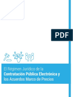 El Régimen Jurídico de La Contratación Pública Electrónica y Los Acuerdos Marco de Precios.