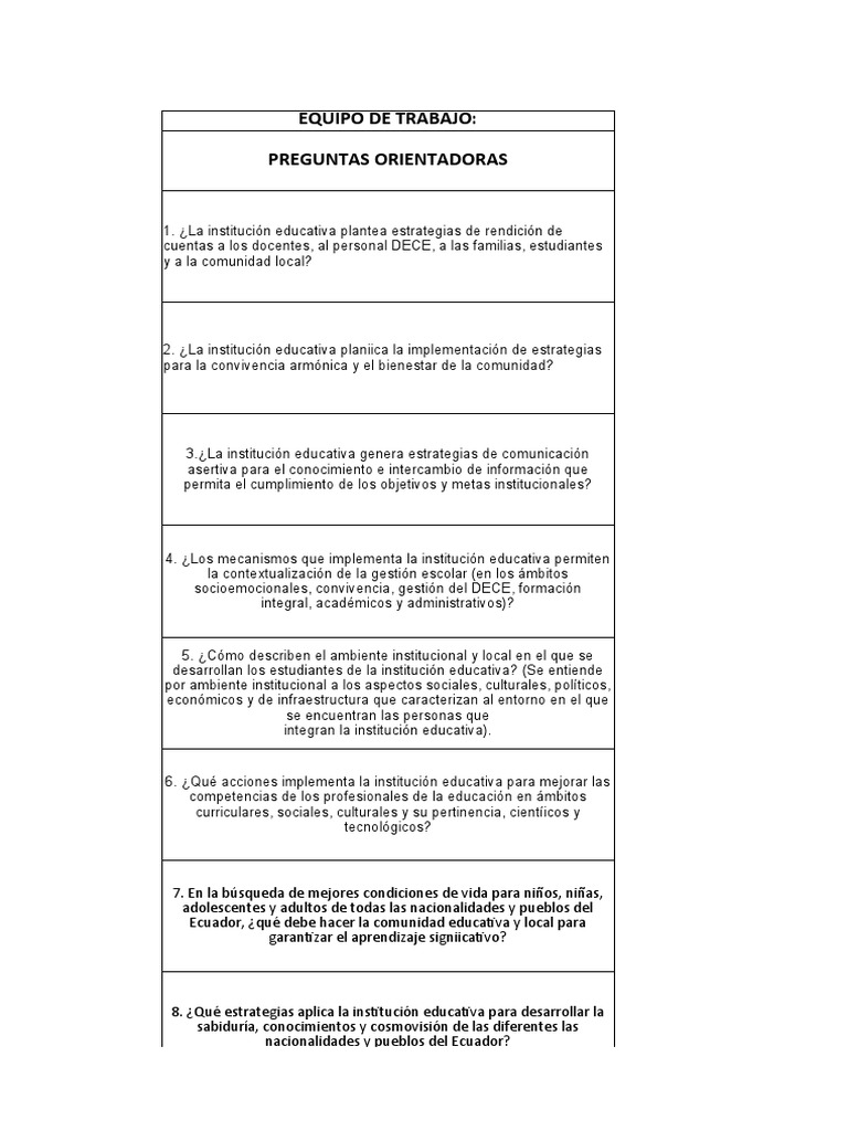 Estrategias de Gestión Educativa en Ecuador | PDF | Institución | Plan ...