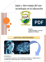 Ventaja y Desventaja de La Tecnologia