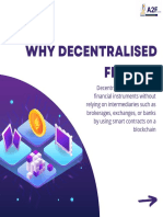 Why Decentralised Finance