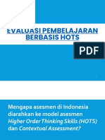 Evaluasi Pembelajaran Berbasis HOTS