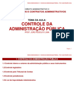 06 - ADM II - Controle Da Administração Pública - PROF JOÃO RODOLFO LIMA