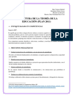 Estructura de La Teoría de La Educación (Plan 2011)