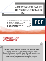 Teori Belajar Kongnitif Dalam Persepektif Pesikologi Belajar Pai-1