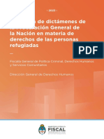 DGDH Dictamenes de La PGN - Derechos de Las Personas Refugiadas