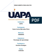 Psicología Del Aprendizaje Semana8