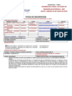 Ficha de Inscripción VIII Guías de Remisión