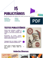 TEXTOS Publicitário