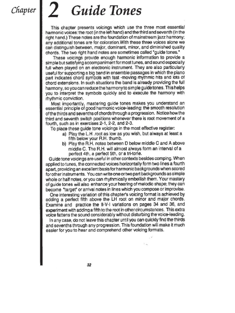 Ejemplo Nota Guía y Shell Voicing Con Extensión Libro Phil de Greg | PDF