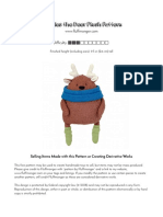 New Doodles The Deer Free Sewing Pattern Fluffmonger 11.26.18