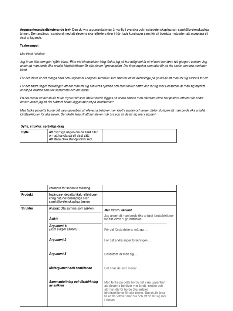 argumenterande-diskuterande-text | PDF